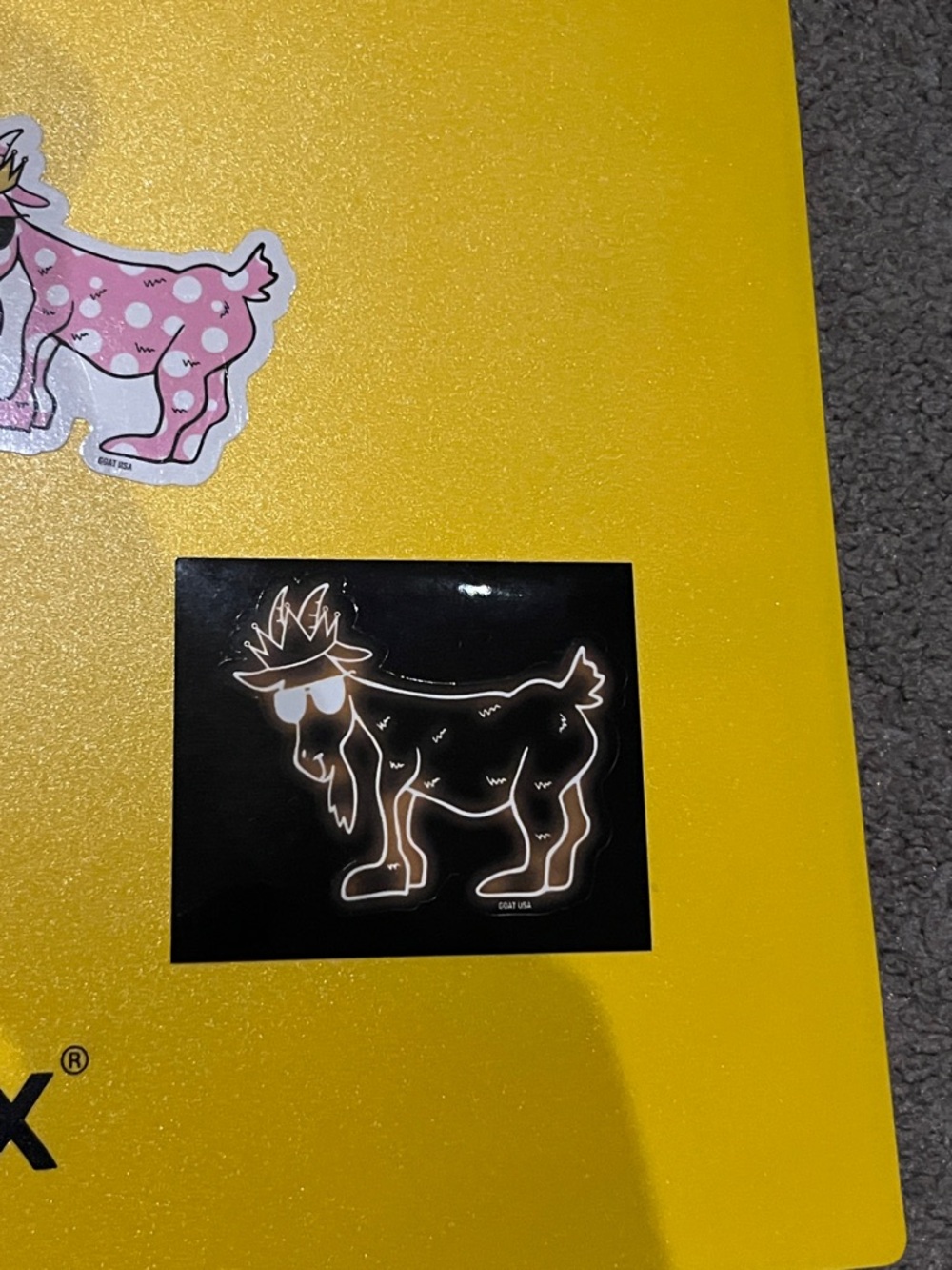 Black Goat Sticker Decal - Kids Toy Accessory